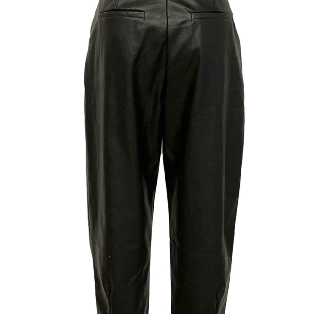 Seta black leather pants - Picture 4 of 4